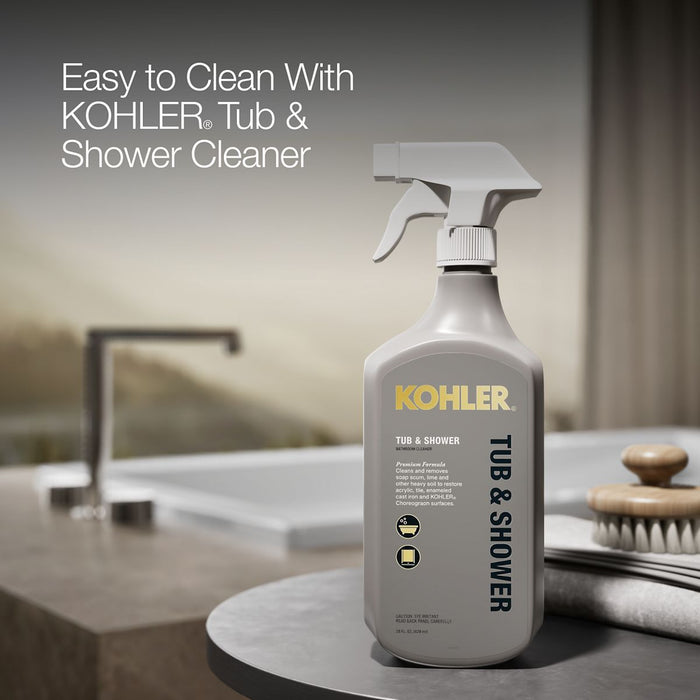 KOHLER K-1121-W1 Underscore 60" x 30" drop-in bath with Bask heated surface