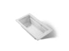 KOHLER K-1122-GH Archer 60" x 32" drop-in Heated BubbleMassage air bath, ice grey
