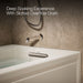 KOHLER K-1122-GHRA Archer 60" x 32" alcove Heated BubbleMassage air bath, right drain, biscuit - view 4