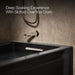 KOHLER K-1122-GHRA Archer 60" x 32" alcove Heated BubbleMassage air bath, right drain, black black - view 4