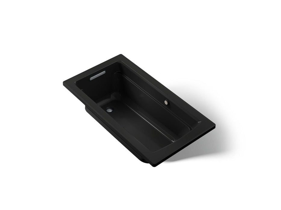 KOHLER K-1122-GHW Archer 60" x 32" drop-in Heated BubbleMassage air bath with Bask heated surface