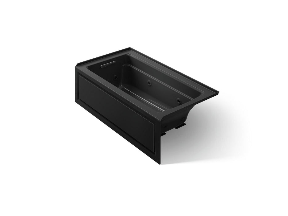 KOHLER K-1122-HL Archer 60" x 32" alcove heated whirlpool bath, left drain