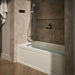 KOHLER K-1122-LA Archer 60" x 32" alcove whirlpool bath, left drain, biscuit - view 3
