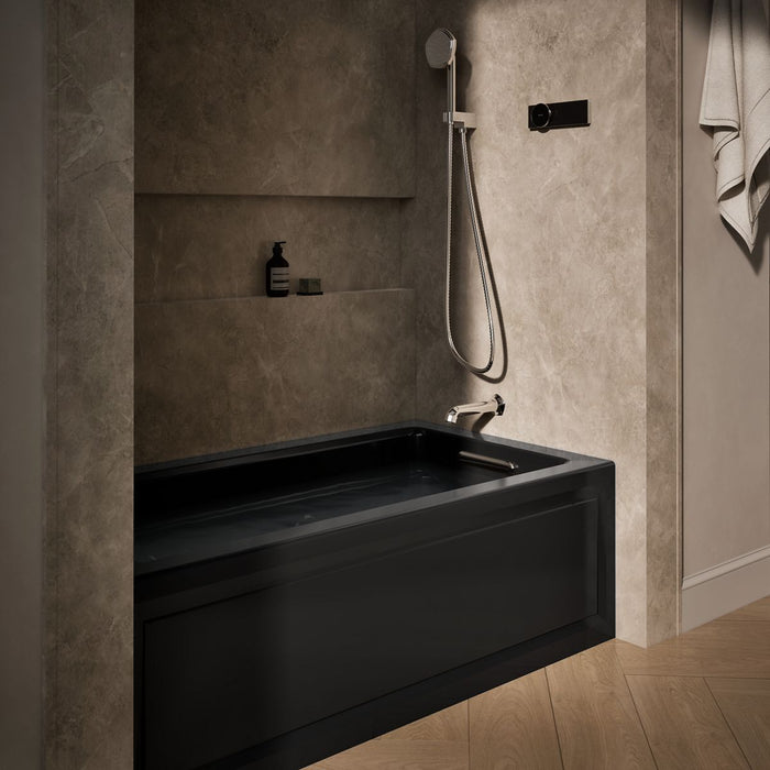 KOHLER K-1122-RA Archer 60" x 32" alcove whirlpool bath right drain