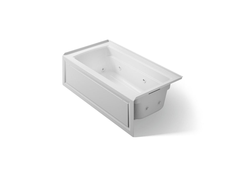 KOHLER K-1122-RA Archer 60" x 32" alcove whirlpool bath right drain
