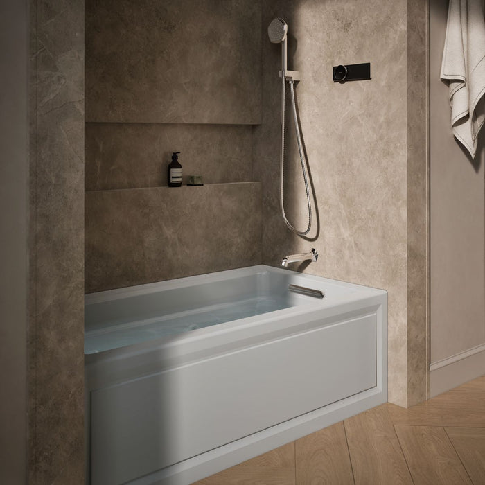 KOHLER K-1122-RA Archer 60" x 32" alcove whirlpool bath right drain