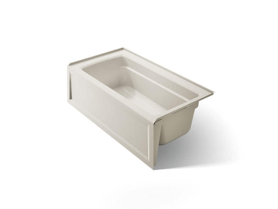 KOHLER K-1123-RAW Archer 60" x 32" alcove bath with Bask heated surface, right drain