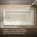 KOHLER K-1124 Archer 72" x 36" drop-in whirlpool bath, biscuit - view 5
