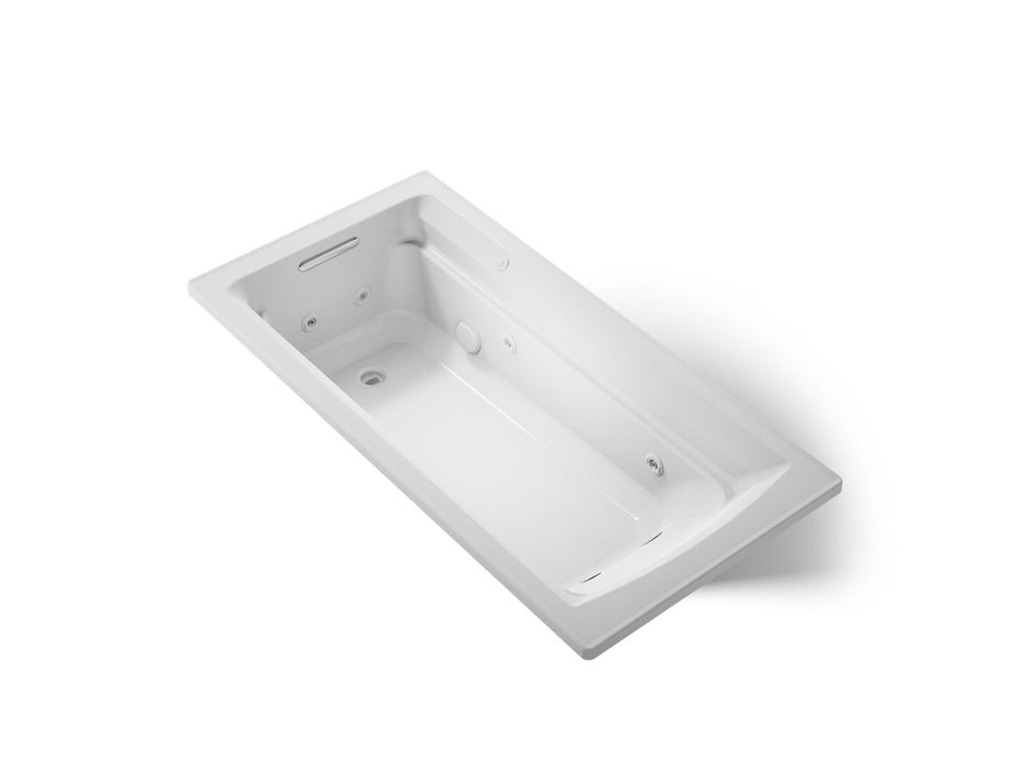 KOHLER K-1124 Archer 72" x 36" drop-in whirlpool bath, ice grey