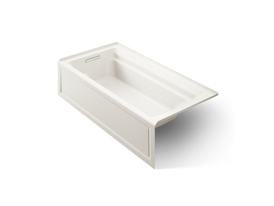 KOHLER K-1124-GHLA Archer 72" x 36" alcove Heated BubbleMassage air bath, left drain