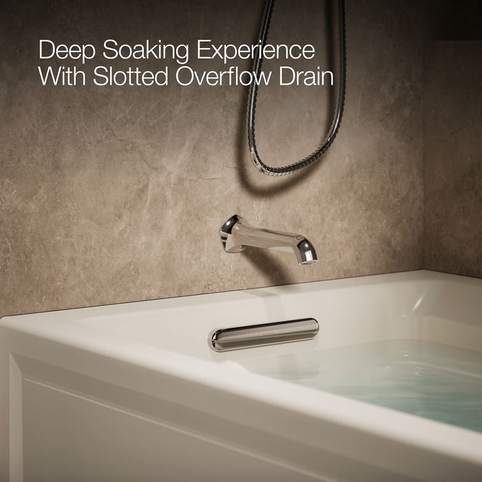 KOHLER K-1124-GHLA Archer 72" x 36" alcove Heated BubbleMassage air bath, left drain