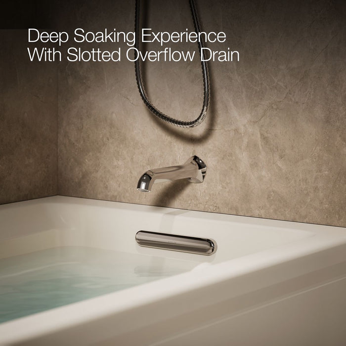 KOHLER K-1124-GHRA Archer 72" x 36" alcove Heated BubbleMassage air bath, right drain