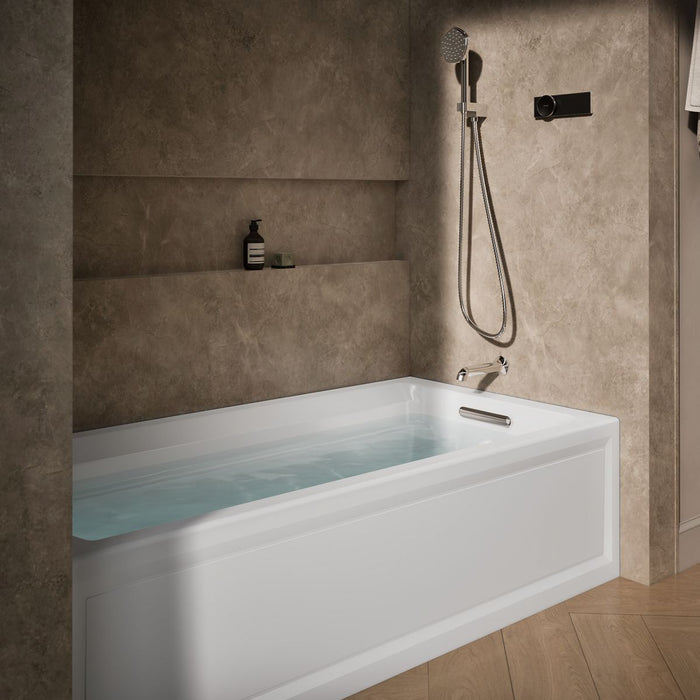KOHLER K-1124-GHRA Archer 72" x 36" alcove Heated BubbleMassage air bath, right drain