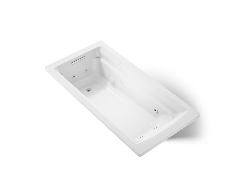 KOHLER K-1124-H Archer 72" x 36" drop-in heated whirlpool bath