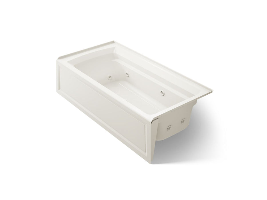KOHLER K-1124-RA Archer 72" x 36" alcove whirlpool bath, right drain