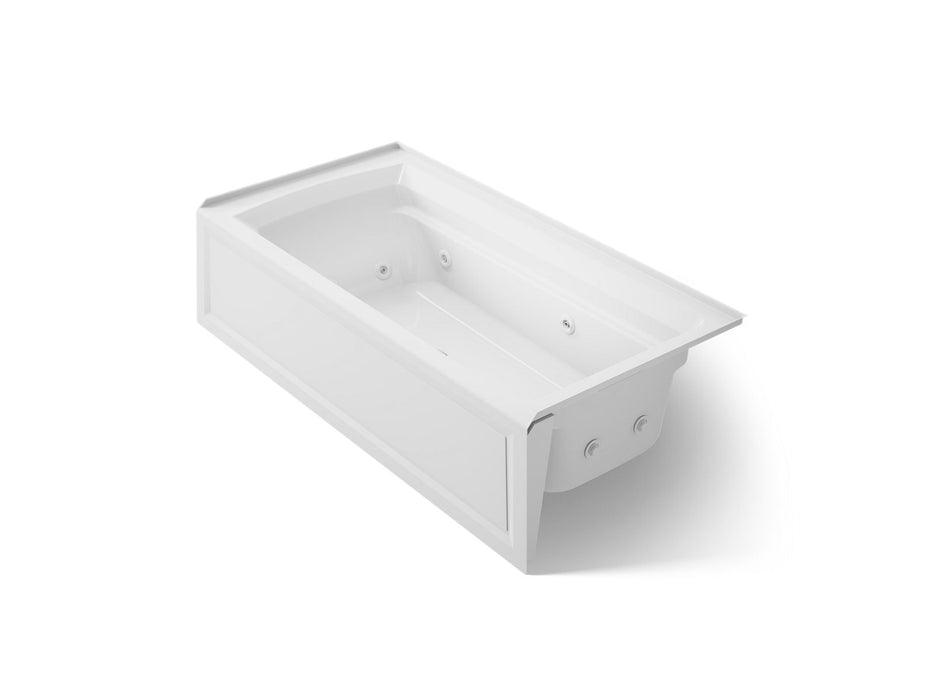 KOHLER K-1124-RA Archer 72" x 36" alcove whirlpool bath, right drain