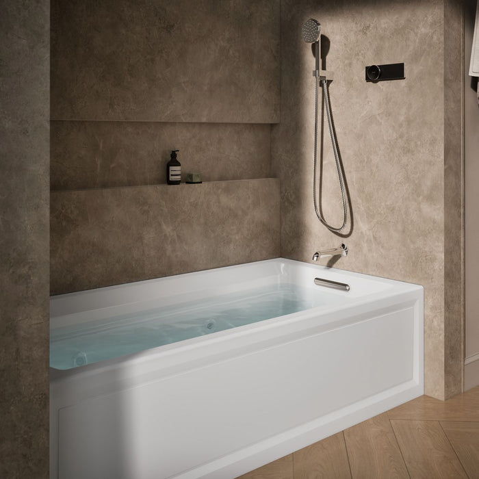 KOHLER K-1124-RA Archer 72" x 36" alcove whirlpool bath, right drain