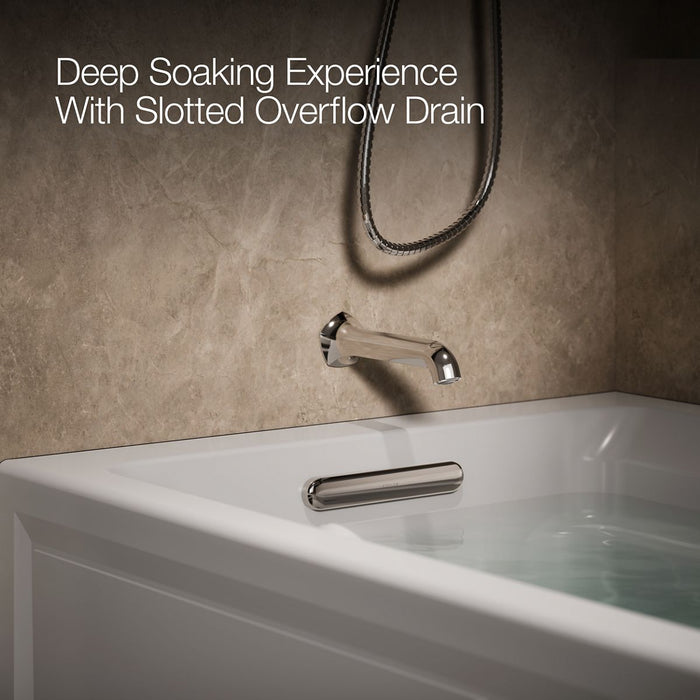 KOHLER K-1124-XGHLA Archer 72" x 36" alcove Heated BubbleMassage air bath and whirlpool, left drain