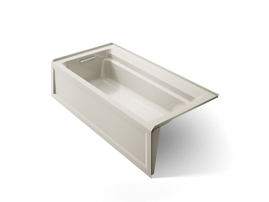 KOHLER K-1125-LA Archer 72" x 36" alcove bath, left drain