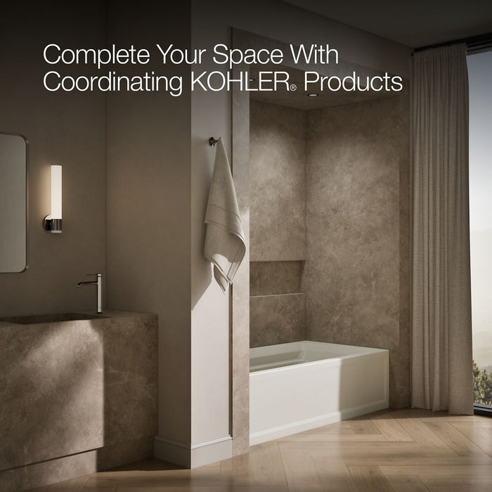 KOHLER K-1125-LA Archer 72" x 36" alcove bath, left drain