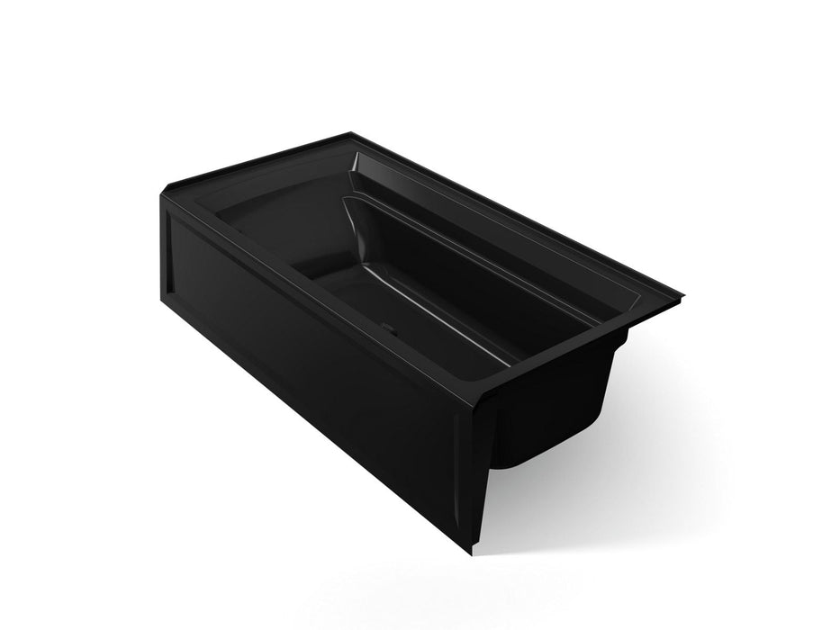 KOHLER K-1125-RAW Archer 72" x 36" alcove bath with Bask heated surface, alcove, right drain