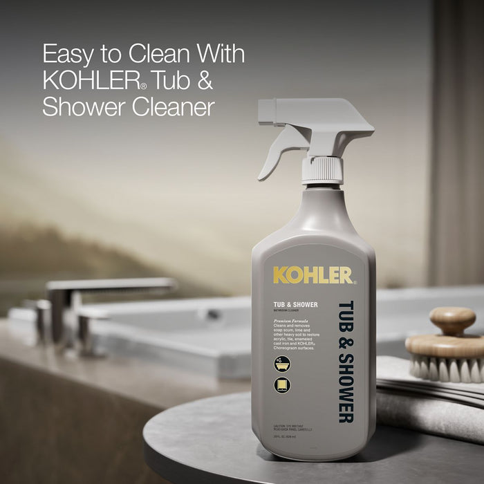 KOHLER K-1125-W1 Archer 72" x 36" drop-in bath with Bask heated surface