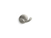 KOHLER K-11375 Forté Double robe hook, vibrant brushed nickel