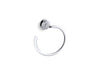 KOHLER K-11377 Forté Towel ring, polished chrome