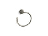 KOHLER K-11377 Forté Towel ring, vibrant brushed nickel