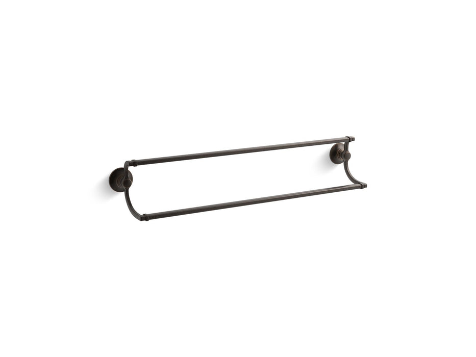 KOHLER K-11413 Bancroft 24" double towel bar