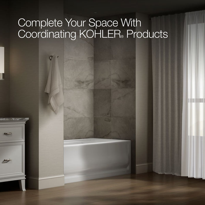 KOHLER K-1150-LA Bancroft 60" x 32" alcove bath, left drain