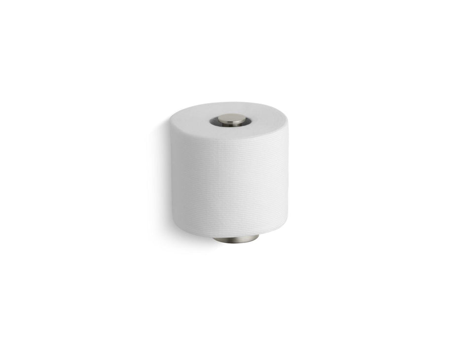 KOHLER K-11583 Loure Vertical toilet paper holder, vibrant brushed nickel