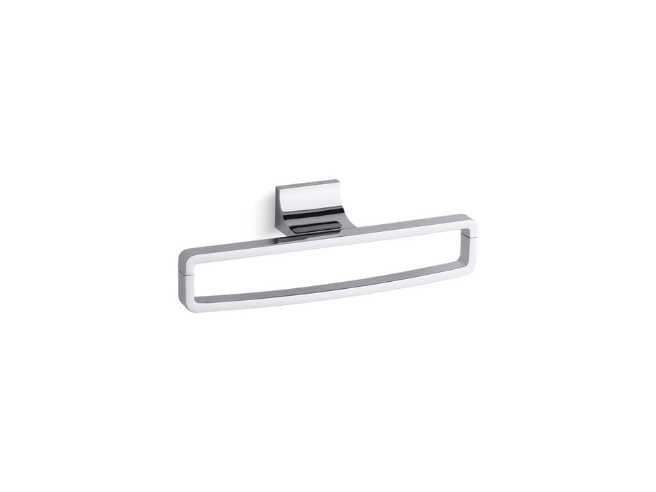KOHLER K-11587 Loure Towel ring, polished chrome