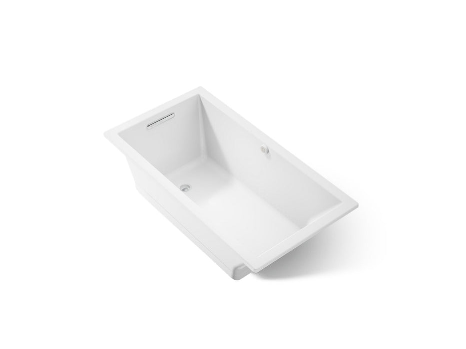 KOHLER K-1168-GH Underscore 60" x 32" drop-in Heated BubbleMassage air bath