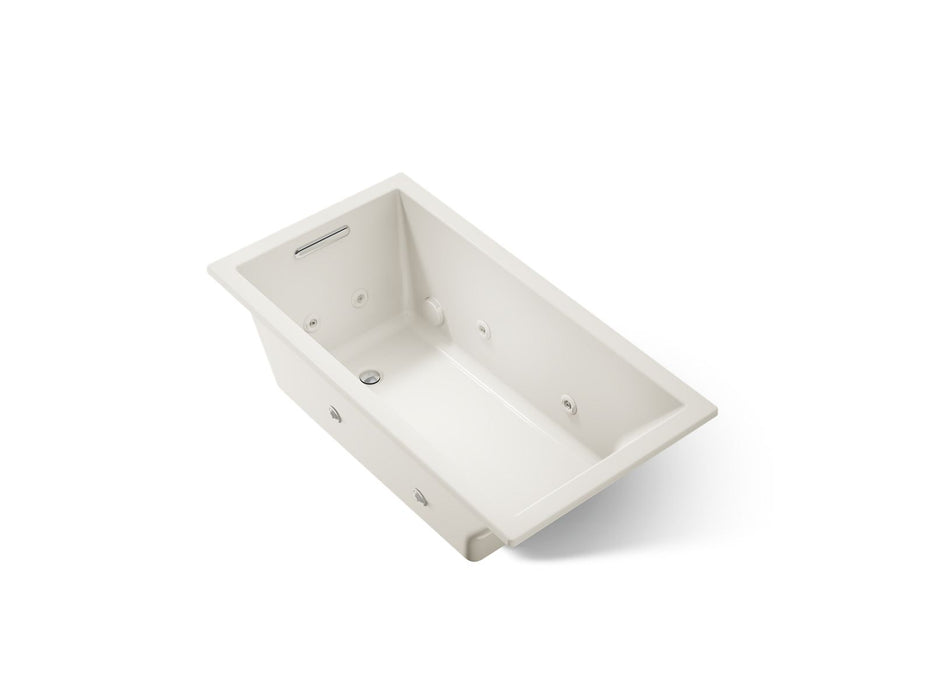 KOHLER K-1168-JH Underscore 60" x 32" drop-in heated whirlpool bath