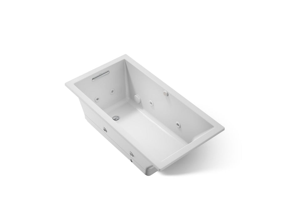 KOHLER K-1168-XHGH Underscore 60" x 32" drop-in Heated BubbleMassage air bath with whirlpool