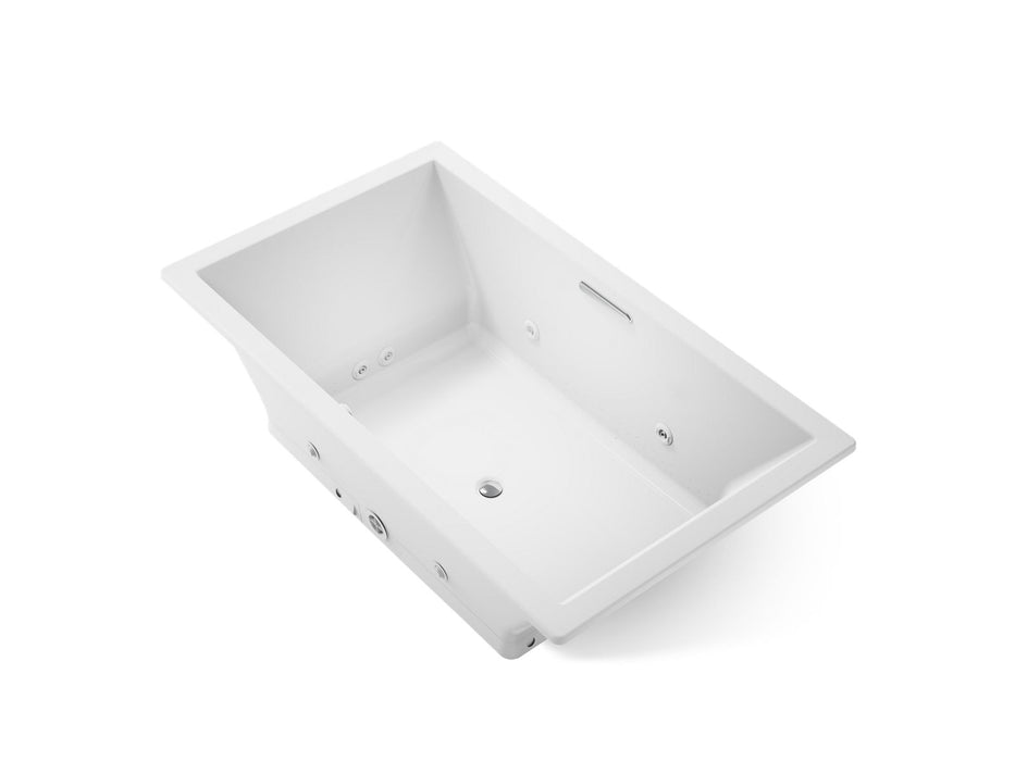 KOHLER K-1174-XHGH Underscore 72" x 42" drop-in Heated BubbleMassage air bath with whirlpool