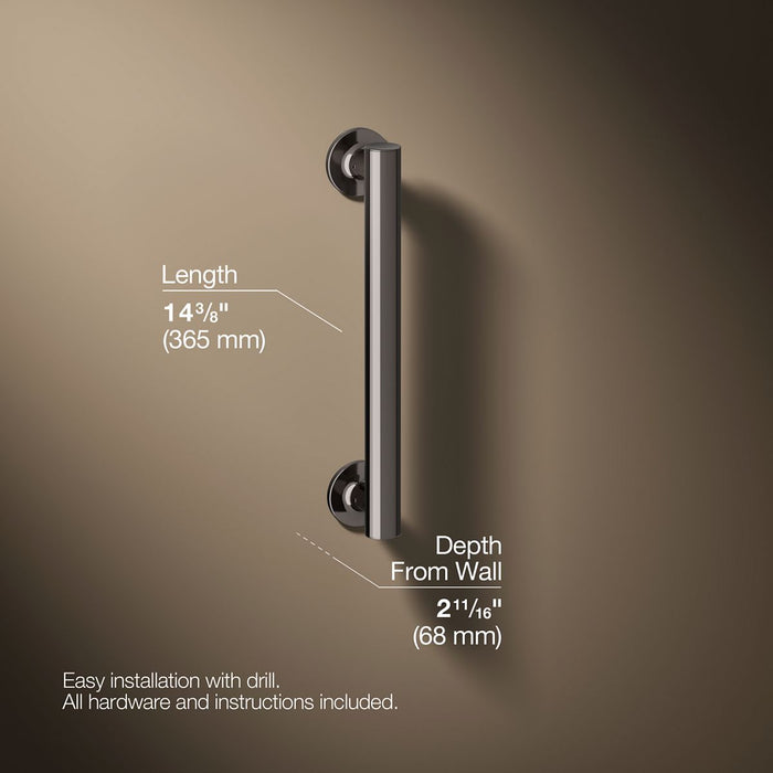 3/4 view of product with dimensions