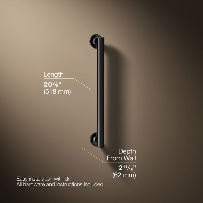 3/4 view of product with dimensions