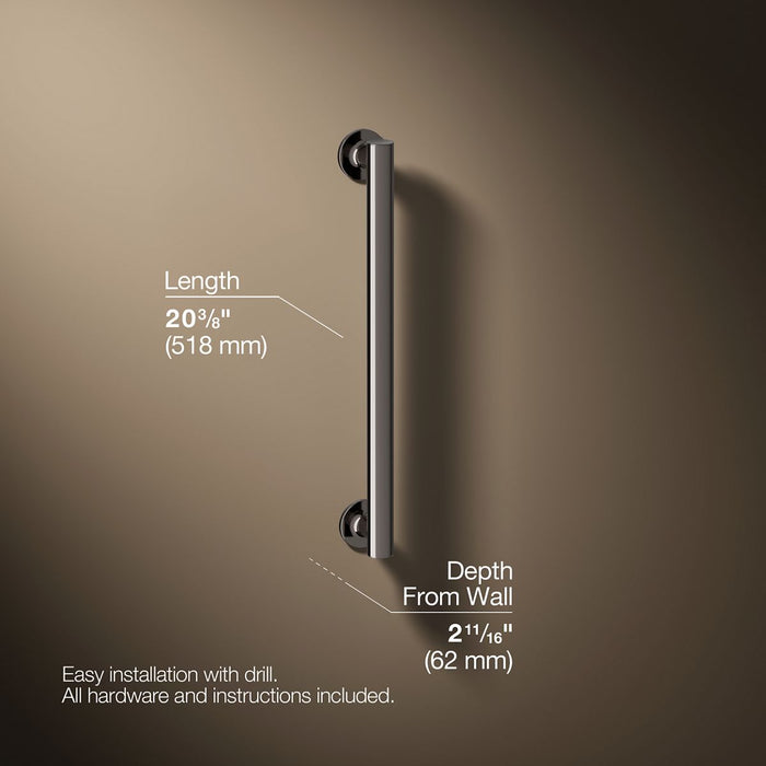 3/4 view of product with dimensions