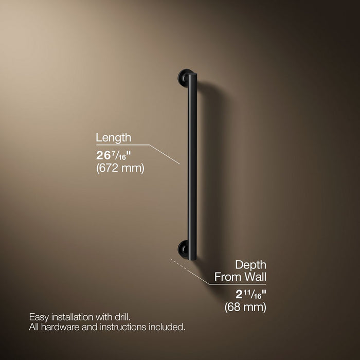 3/4 view of product with dimensions