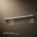 3/4 view of product with dimensions