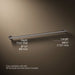 3/4 view of product with dimensions