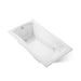 KOHLER K-1224 Mariposa 66" x 36" drop-in whirlpool bath, white - view 5
