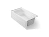 KOHLER K-1224-GHRA Mariposa 66" x 36" alcove Heated BubbleMassage air bath, right drain, white