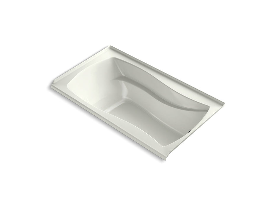 KOHLER K-1224-GHRW Mariposa 66" x 36" alcove Heated BubbleMassage air bath with Bask heated surface and right-hand drain