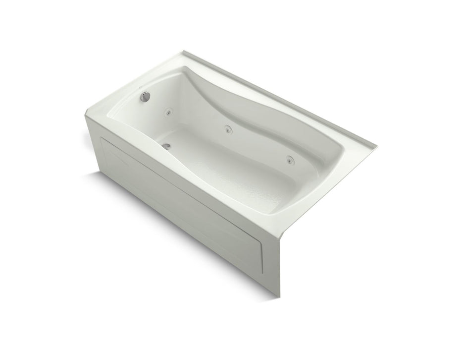 KOHLER K-1224-LAW Mariposa 66" x 36" alcove whirlpool bath with Bask heated surface, left drain