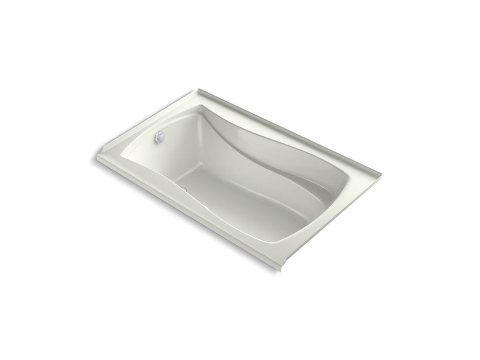 KOHLER K-1239-GHLAW Mariposa 60" x 36" alcove Heated BubbleMassage air bath with Bask heated surface, left drain