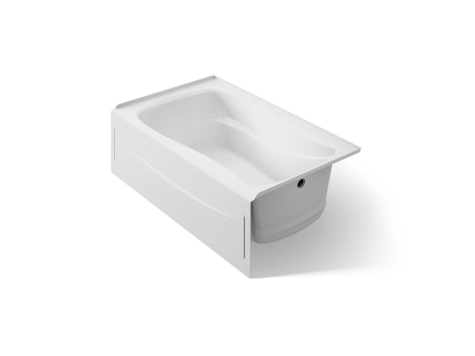 KOHLER K-1239-GHRA Mariposa 60" x 36" alcove Heated BubbleMassage air bath, right drain
