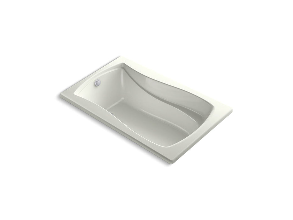 KOHLER K-1239-GHW Mariposa 60" x 36" drop-in Heated BubbleMassage air bath with Bask heated surface